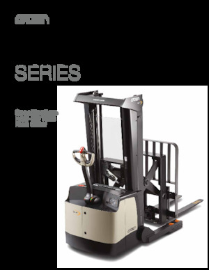 Gerbeurs à conducteur accompagnant Crown SHR 5520-30 TT