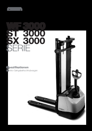 Gerbeurs à conducteur accompagnant Crown ST 3000N-1.0 TT