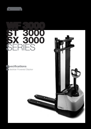 Gerbeurs à conducteur accompagnant Crown ST 3000N-1.0 TL