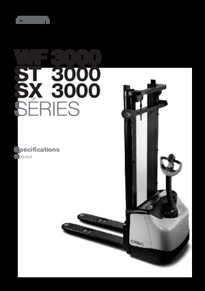 Gerbeurs à conducteur accompagnant Crown ST 3000N-1.0 TL