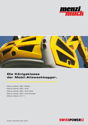 Pelles araignée Menzi A 91