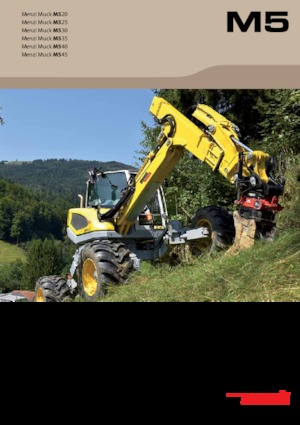 Pelles araignée Menzi M530