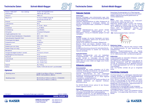 Pelles araignée Kaiser S 1-5