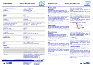 Pelles araignée Kaiser S 2 Cross 4x4