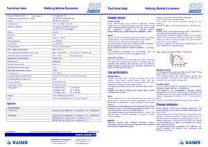 Pelles araignée Kaiser S 2 Gator 4x4