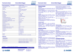 Pelles araignée Kaiser S 2 Gator 4x4