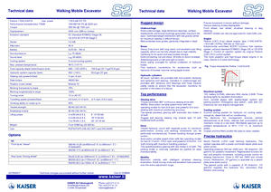 Pelles araignée Kaiser S 2 Mobil