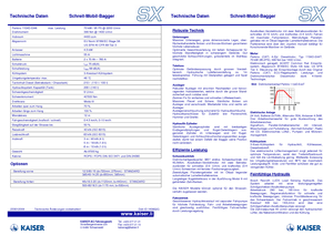 Pelles araignée Kaiser S X