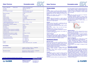 Pelles araignée Kaiser S X
