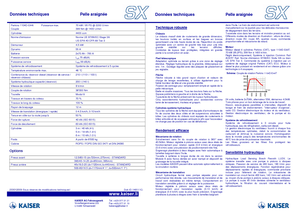 Pelles araignée Kaiser S X