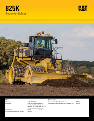 Compacteur de déchets Caterpillar 825K