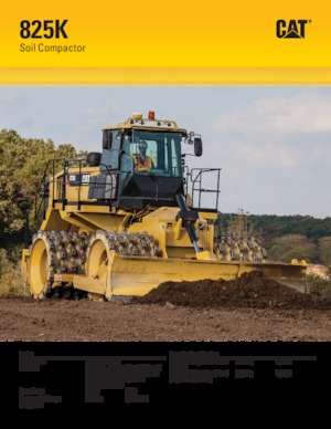 Compacteur de déchets Caterpillar 825K