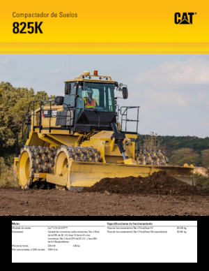 Compacteur de déchets Caterpillar 825K