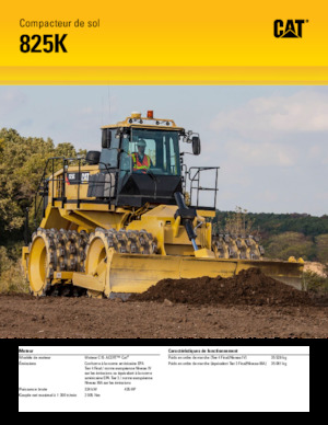 Compacteur de déchets Caterpillar 825K