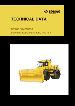 Compacteur de déchets Bomag BC 1172 RB 4