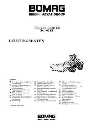 Compacteur de déchets Bomag BC 462 EB