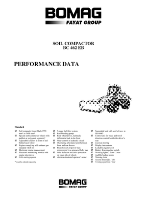 Compacteur de déchets Bomag BC 462 EB