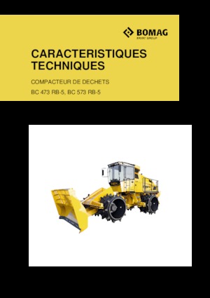 Compacteur de déchets Bomag BC 573 RB 5