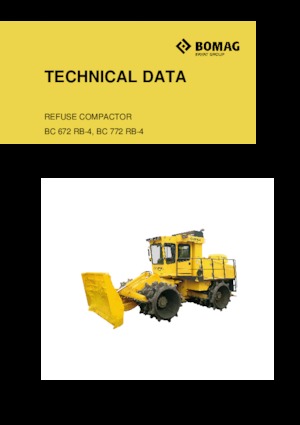 Compacteur de déchets Bomag BC 772 RB 4