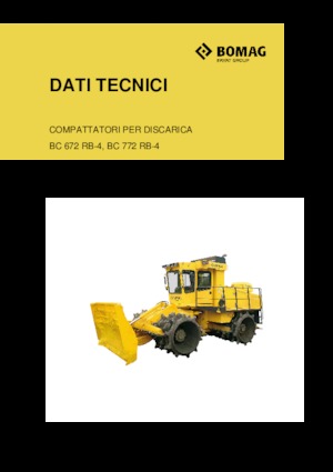 Compacteur de déchets Bomag BC 772 RB 4