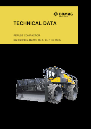 Compacteur de déchets Bomag BC 873 RB 5
