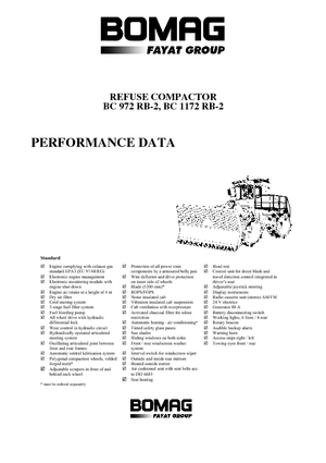 Compacteur de déchets Bomag BC 972 RB 2
