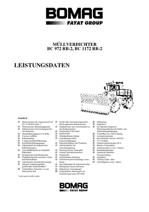 Compacteur de déchets Bomag BC 972 RB 2