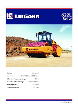 Compacteur de déchets Liugong CLG622L 