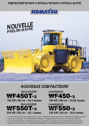Compacteur de déchets Komatsu WF450T-3