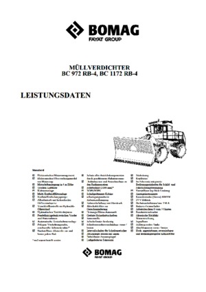 Compacteur de déchets Bomag BC 1172 RB 4