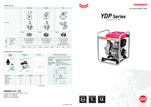 Pompes pour eaux usées Yanmar YDP20N-E	