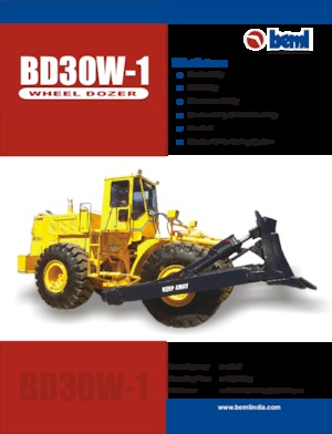 Bouteur sur pneus Beml BD30W-1