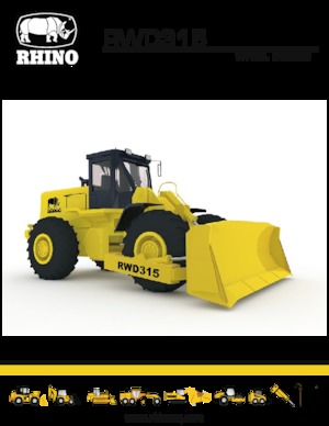 Bouteur sur pneus RHINO RWD315