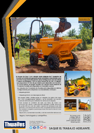 Bennes sur pneus Thwaites MACH2076
