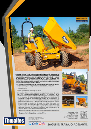 Bennes sur pneus Thwaites MACH2080