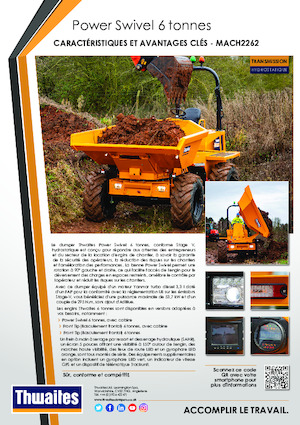 Bennes sur pneus Thwaites MACH2262