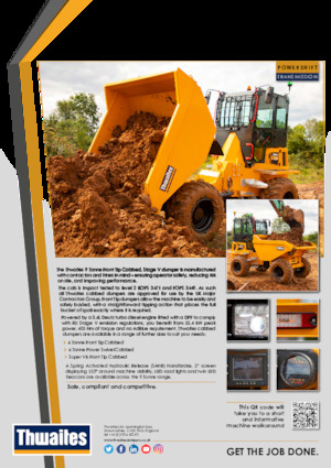 Bennes sur pneus Thwaites MACH2394 
