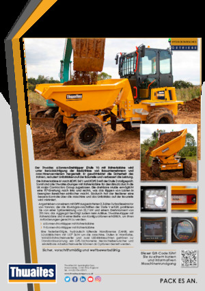 Bennes sur pneus Thwaites MACH2462