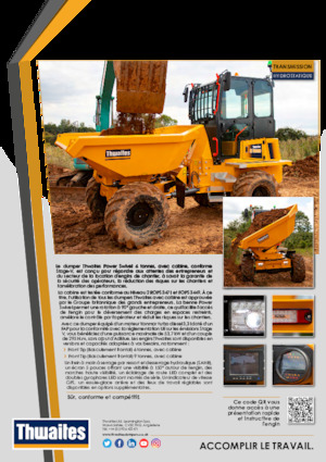 Bennes sur pneus Thwaites MACH2462