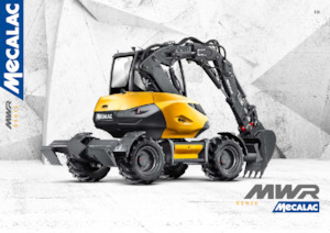 Excavatrice sur pneus Mecalac 7MWR