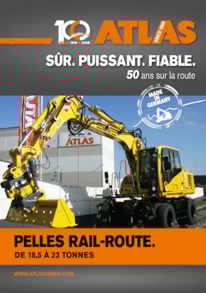 Excavatrice sur pneus Atlas 1404 ZW