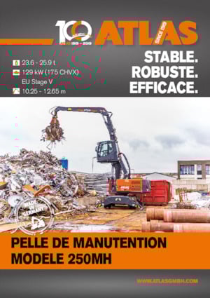 Excavatrice sur pneus Atlas 250 MH