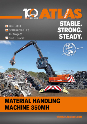 Excavatrice sur pneus Atlas 350 MH