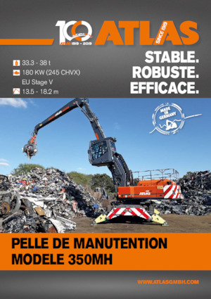 Excavatrice sur pneus Atlas 350 MH