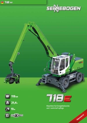 Manipulateurs de matériaux Sennebogen 718M E