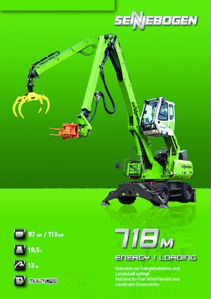 Manipulateurs de matériaux Sennebogen 718M E