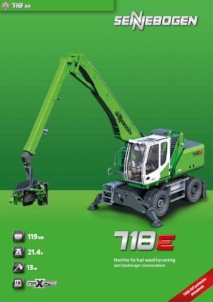 Manipulateurs de matériaux Sennebogen 718M E