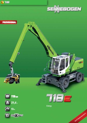 Manipulateurs de matériaux Sennebogen 718M E