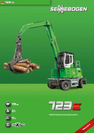 Manipulateurs de matériaux Sennebogen 723M E