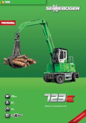 Manipulateurs de matériaux Sennebogen 723M E